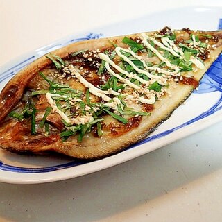 海苔の佃煮・大葉・ごまのほっけ開き